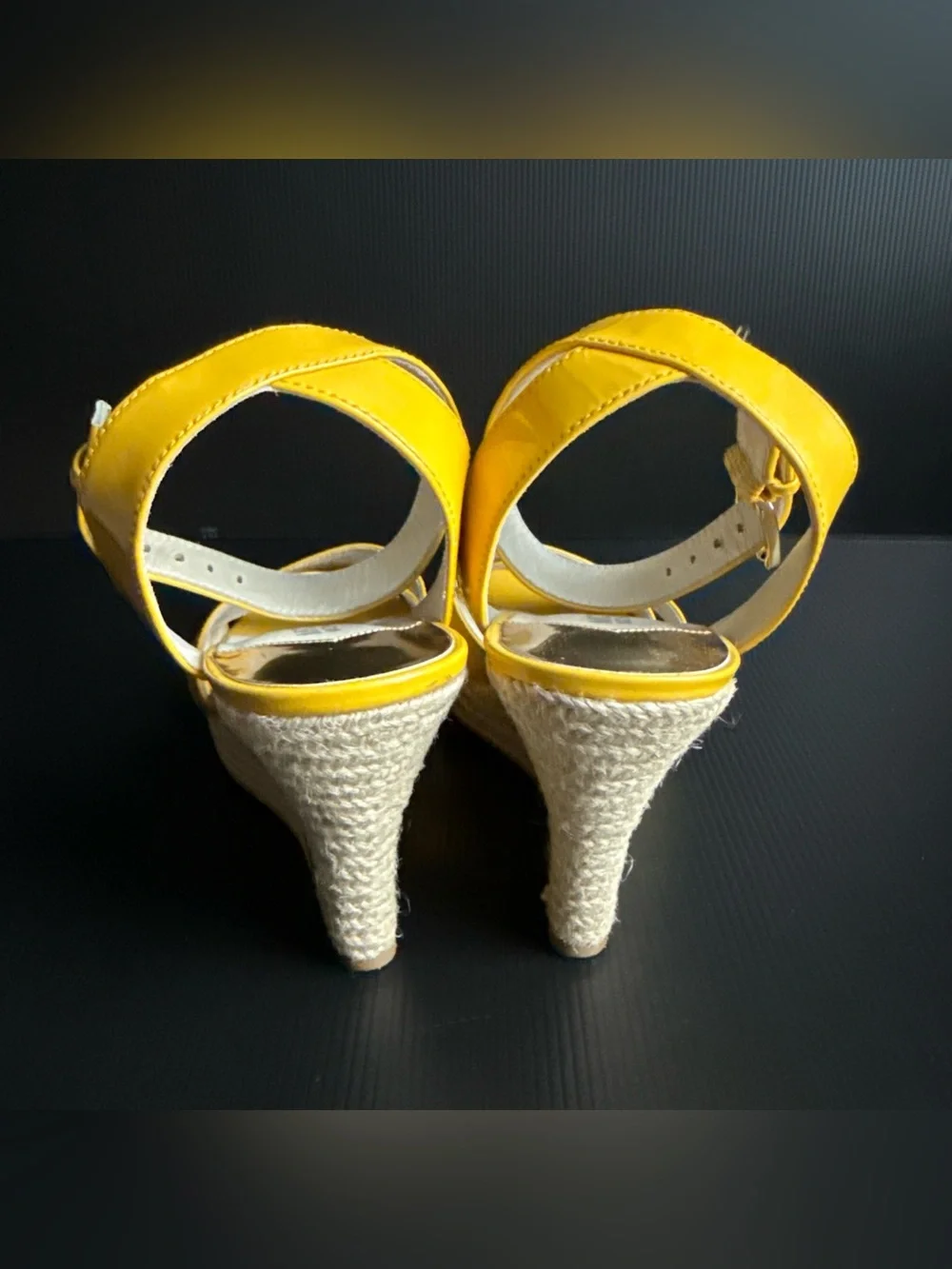 NIB Michael Kors Citrus Kami Ankle Strap Espadrille Sandal Women’s Size 9